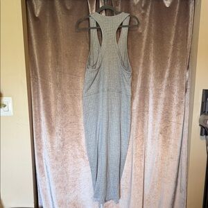 Athleta Gray Racerback Sleeveless High Low Dress Size XL